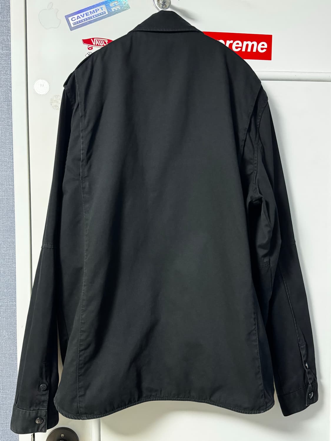 Ma.Strum 집 프런트 오버셔츠 제트 블랙 상품이미지9