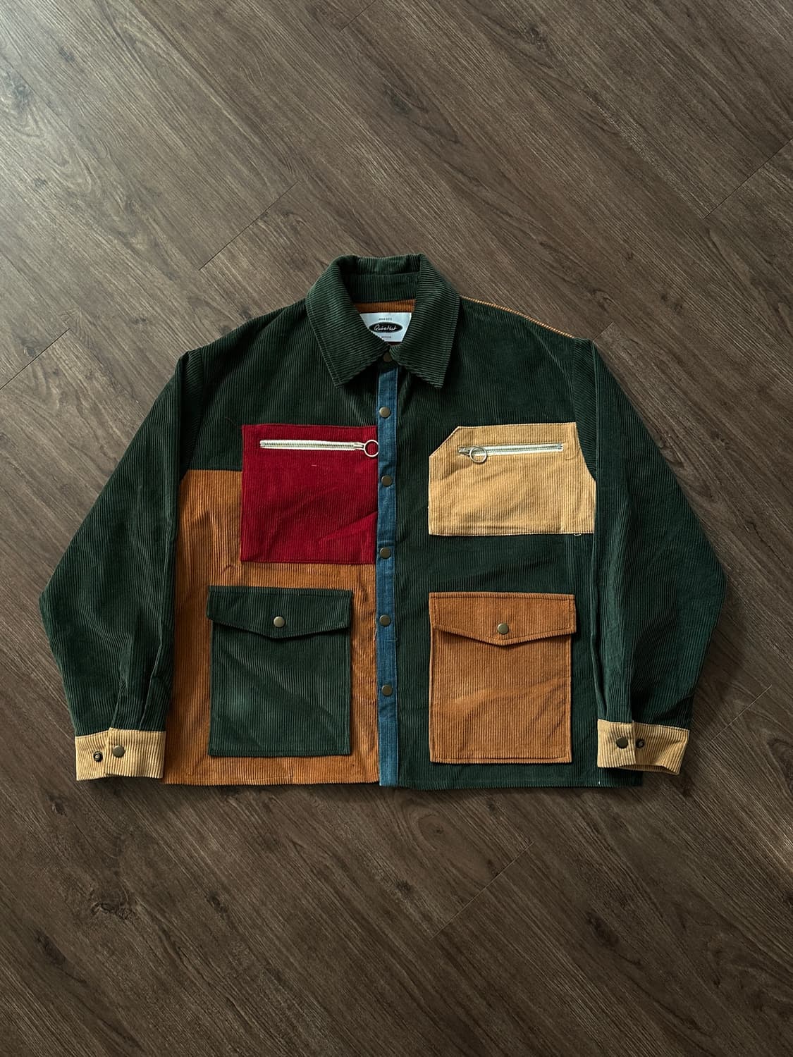 Quietest 컬러 블록 코듀로이 자켓 상품이미지6