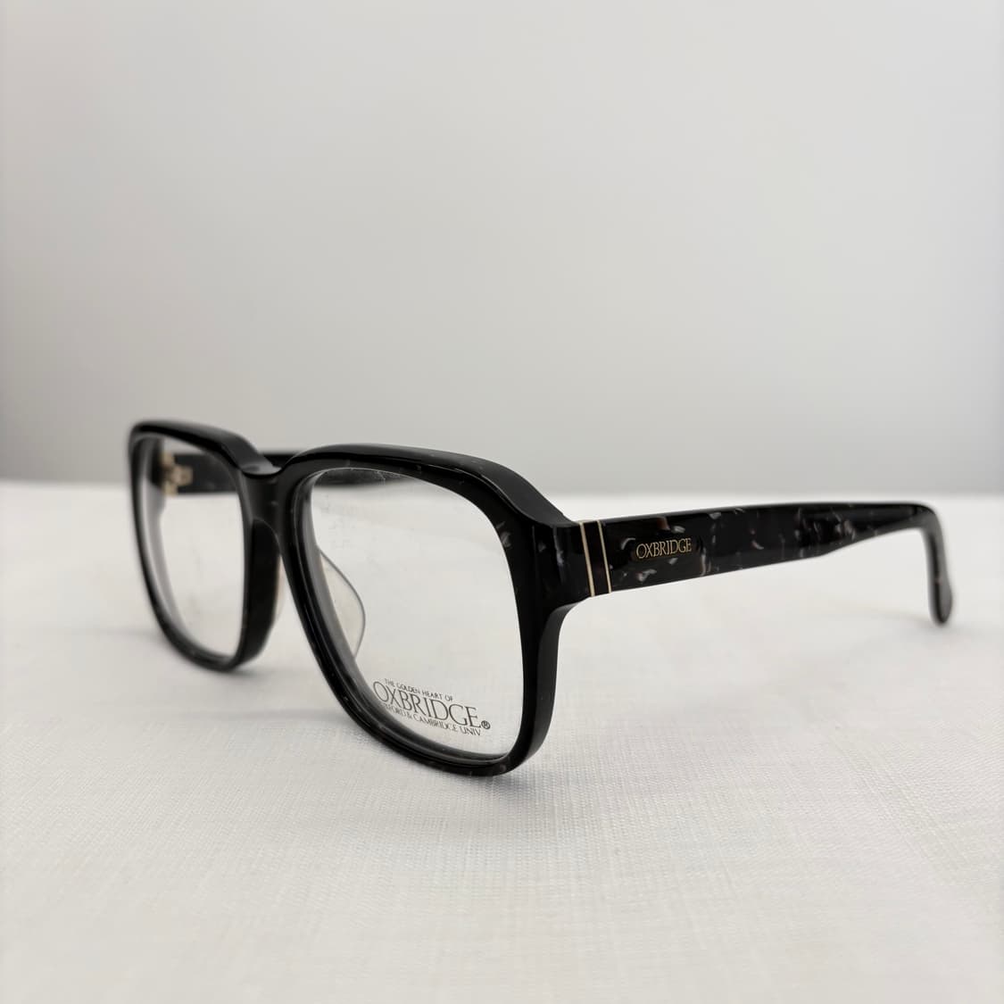 OXBRIDGE 블랙 마블 뿔테 상품이미지1