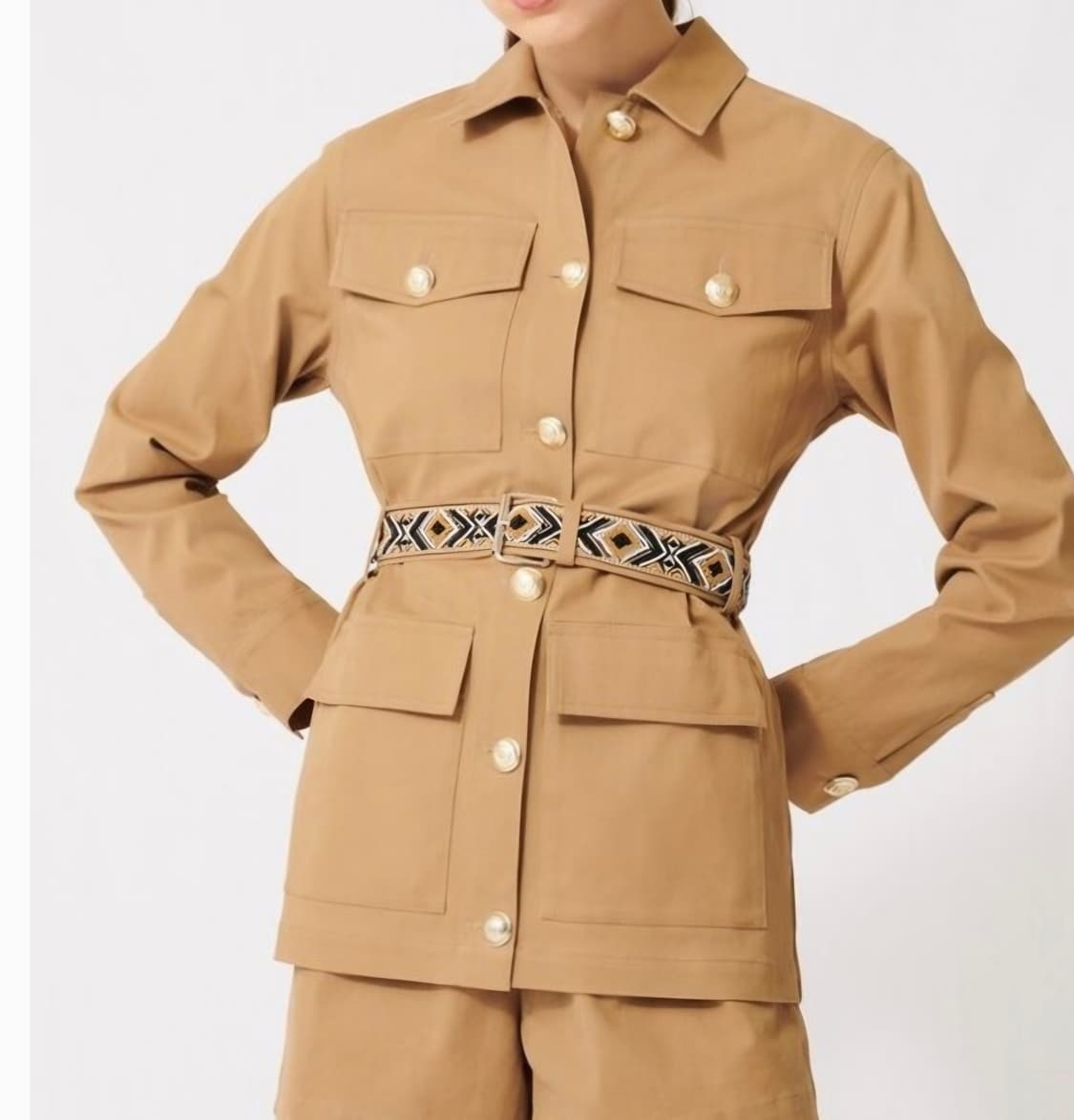 마쥬 비즈벨트 자켓 상품이미지1