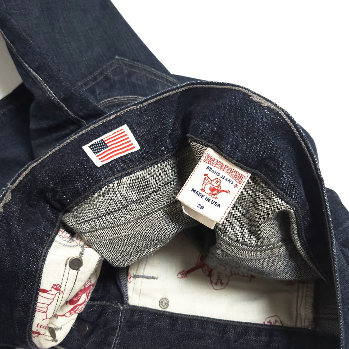 트루릴리전 USA 리키 스트레이트 워싱 데님 팬츠 상품이미지6