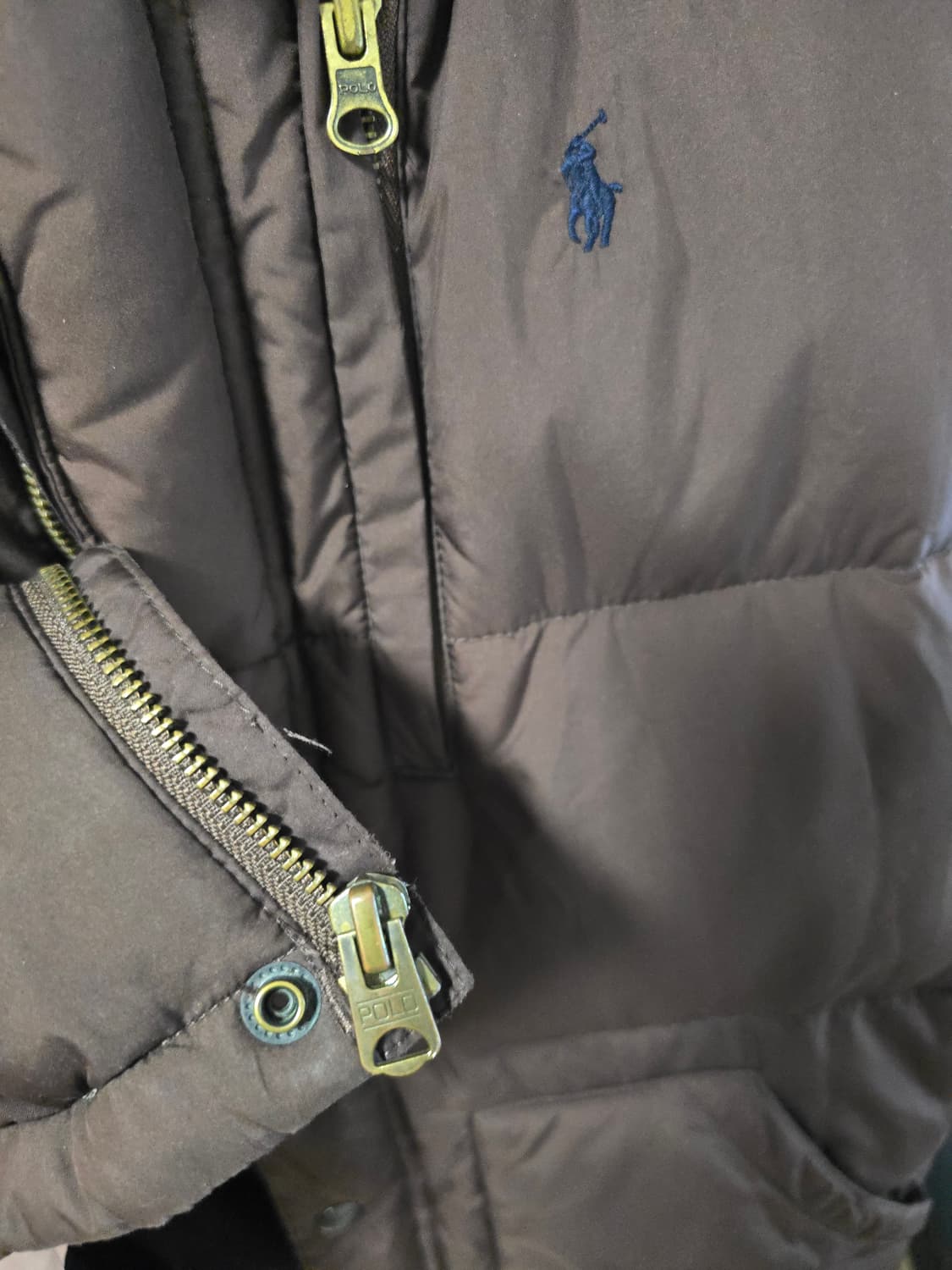 폴로 빈티지 패딩 브라운 95 상품이미지5