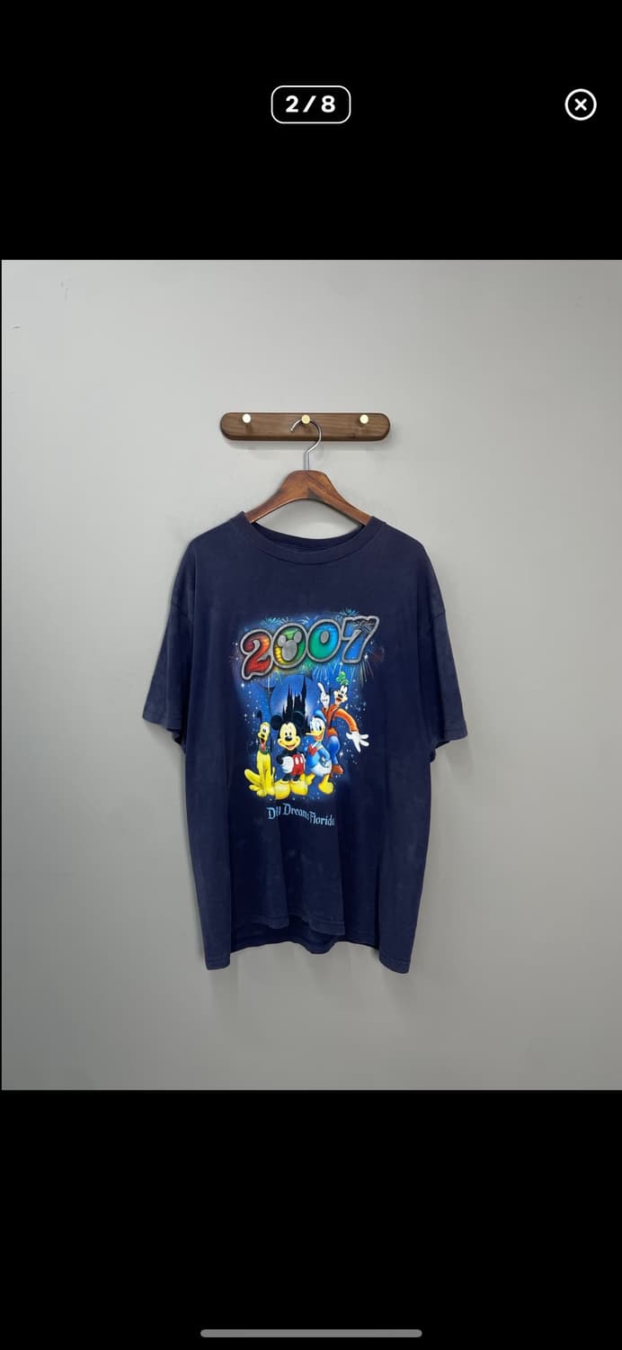 디즈니 빈티지 2007 프린팅 반팔 A2468 상품이미지2