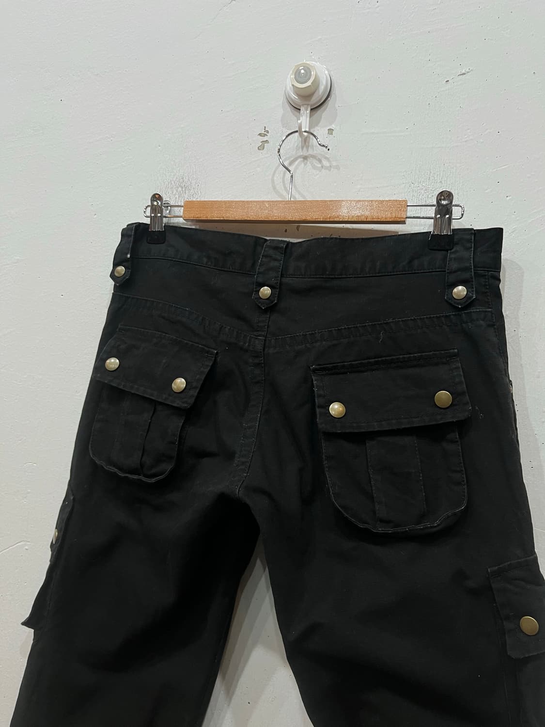 TETE HOMME 테테옴므 밀리터리 카고팬츠 블랙 상품이미지4