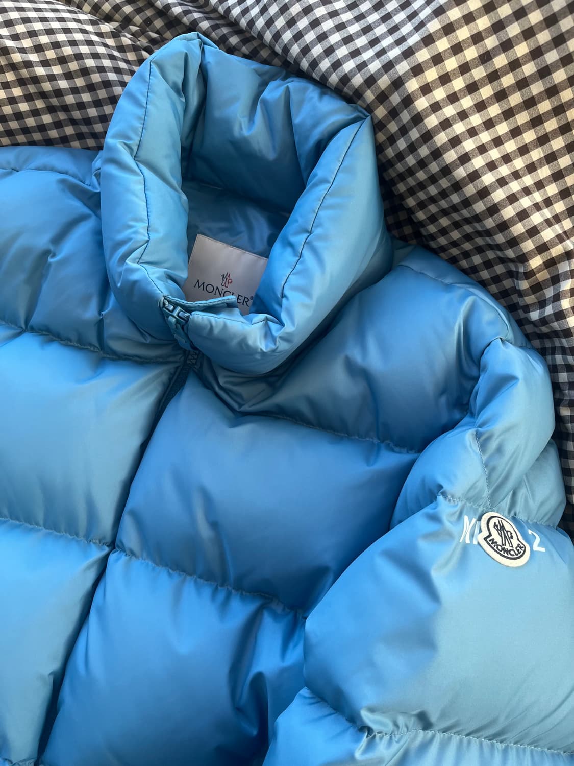 몽클레르 x 프라그먼트 / 아칸서스 쇼트 다운 자켓 라이트 블루 / 5 상품이미지3