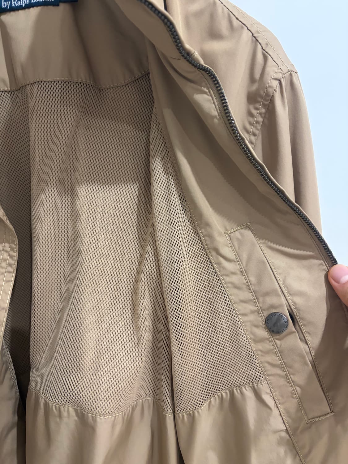 폴로랄프로렌 나일론 블루종 (베이지) 상품이미지5