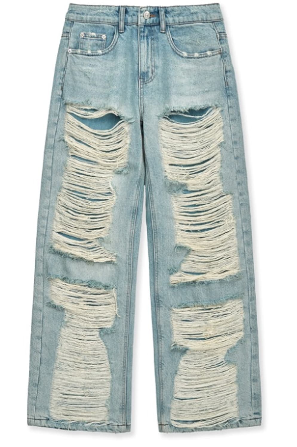 마뗑킴 데미지 데님팬츠 S 상품이미지1