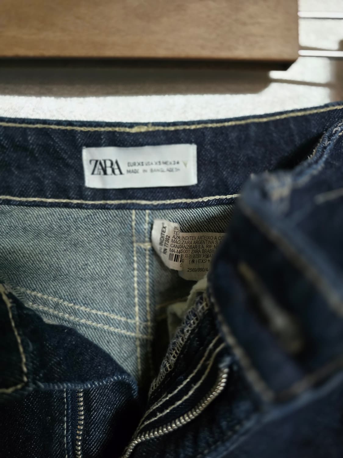 자라 청 데님 스커트 롱 스커트 상품이미지2