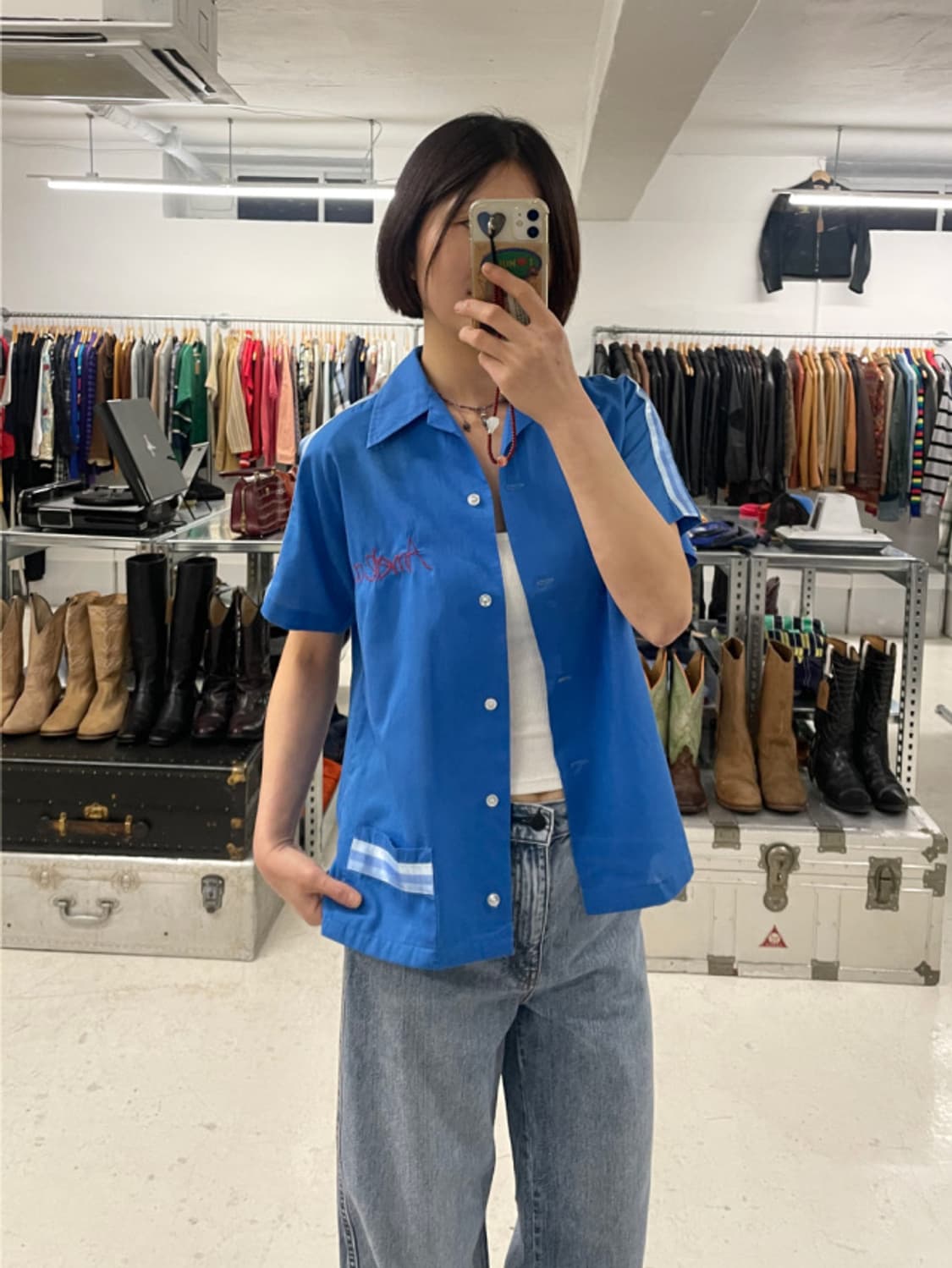 70's HILTON bowling shirts (usa) 상품이미지1