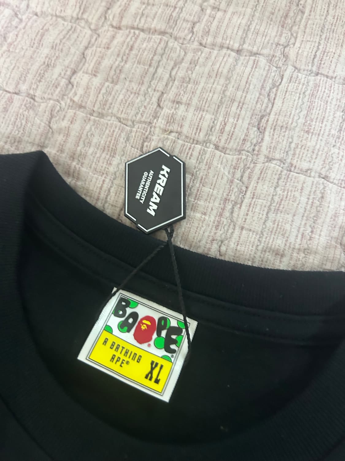 베이프 컬리지 롱슬리브 xl 새것 상품이미지2