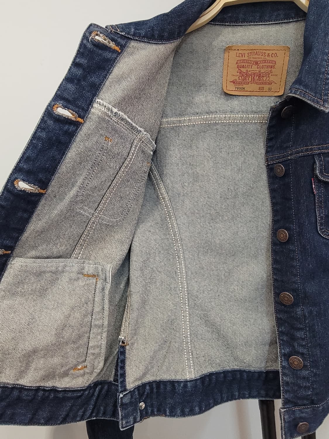 리바이스 데님 청자켓 여성용 90사이즈 상품이미지6