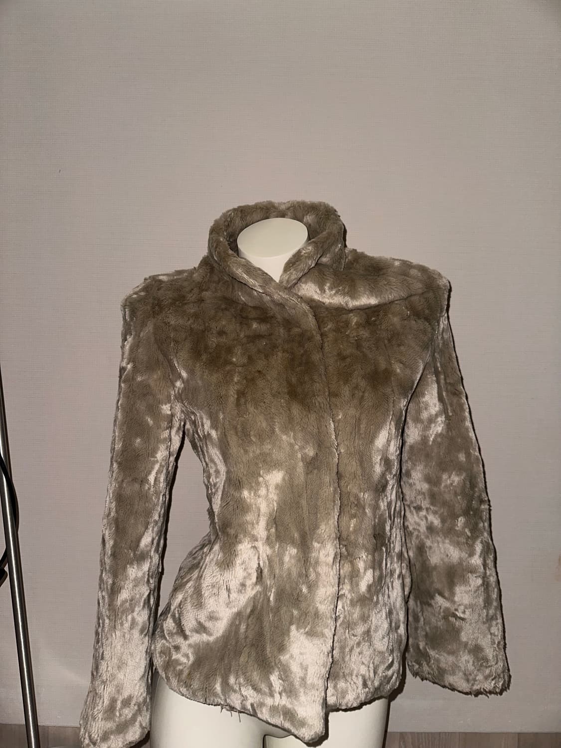 빈티지 민트그레이 퍼자켓 상품이미지4