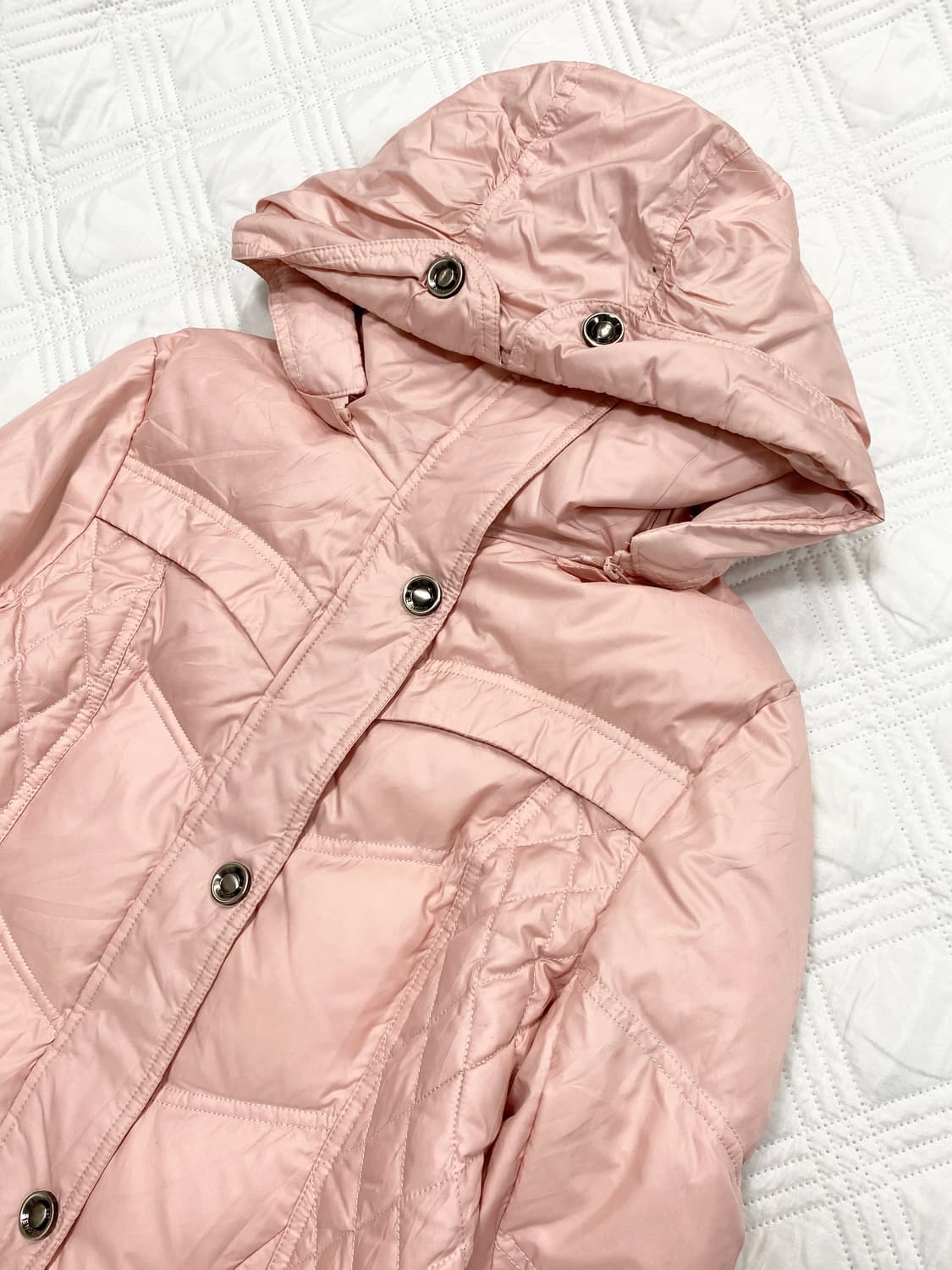 ꒰ঌ 핑크 로걀 패딩 자켓 ໒꒱ 상품이미지2