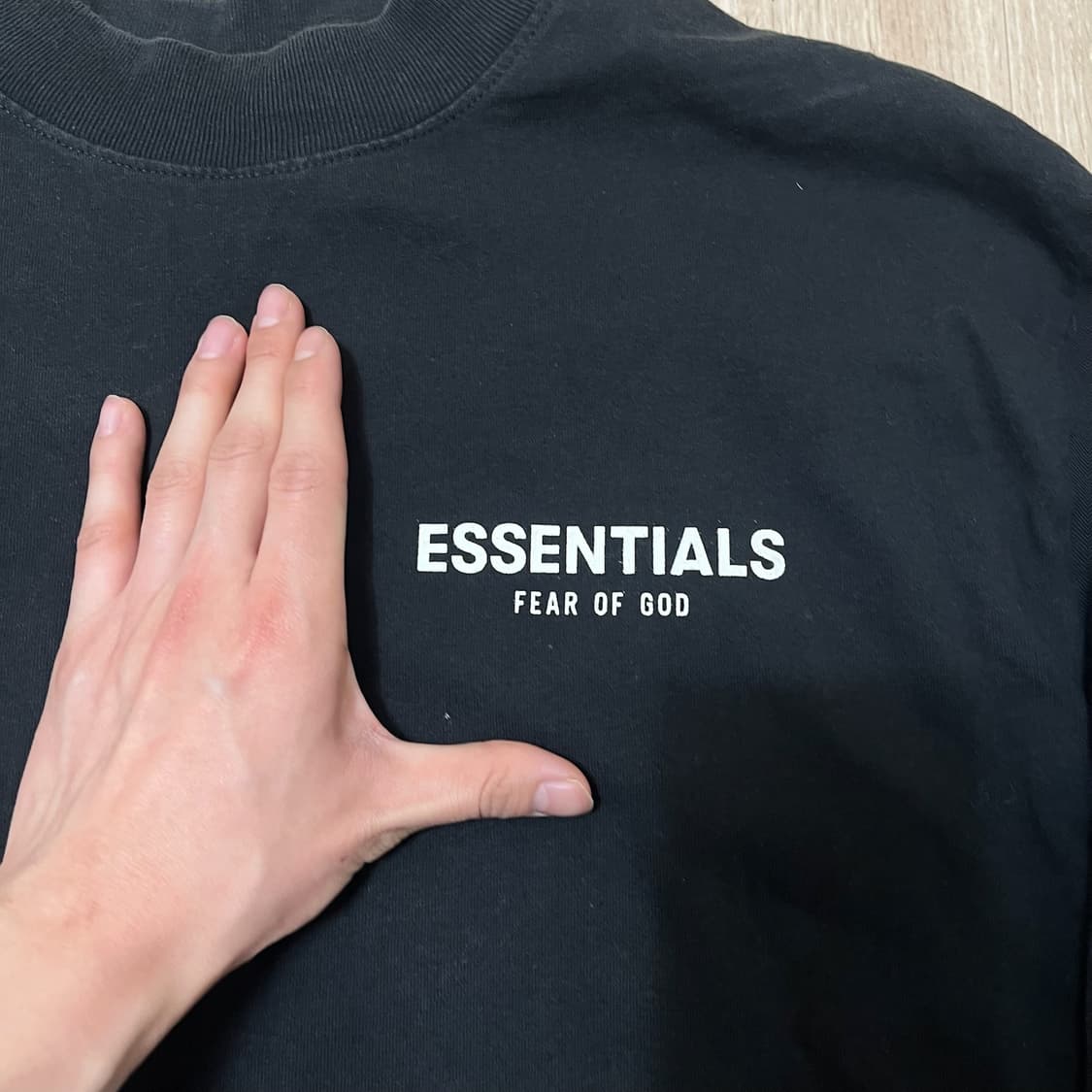 피어오브갓 에센셜 백프린팅 롱슬리브 긴팔티 M  상품이미지2