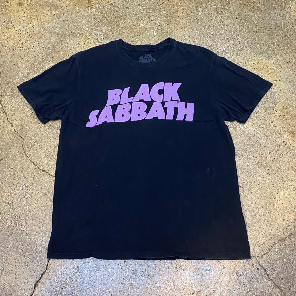 미국 빈티지 블랙사바스 공식굿즈티 반팔티 락티셔츠 상품이미지2