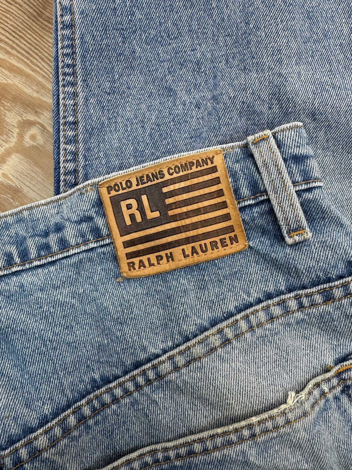 폴로 진스 아치 로고 와이드 데님 팬츠 상품이미지6