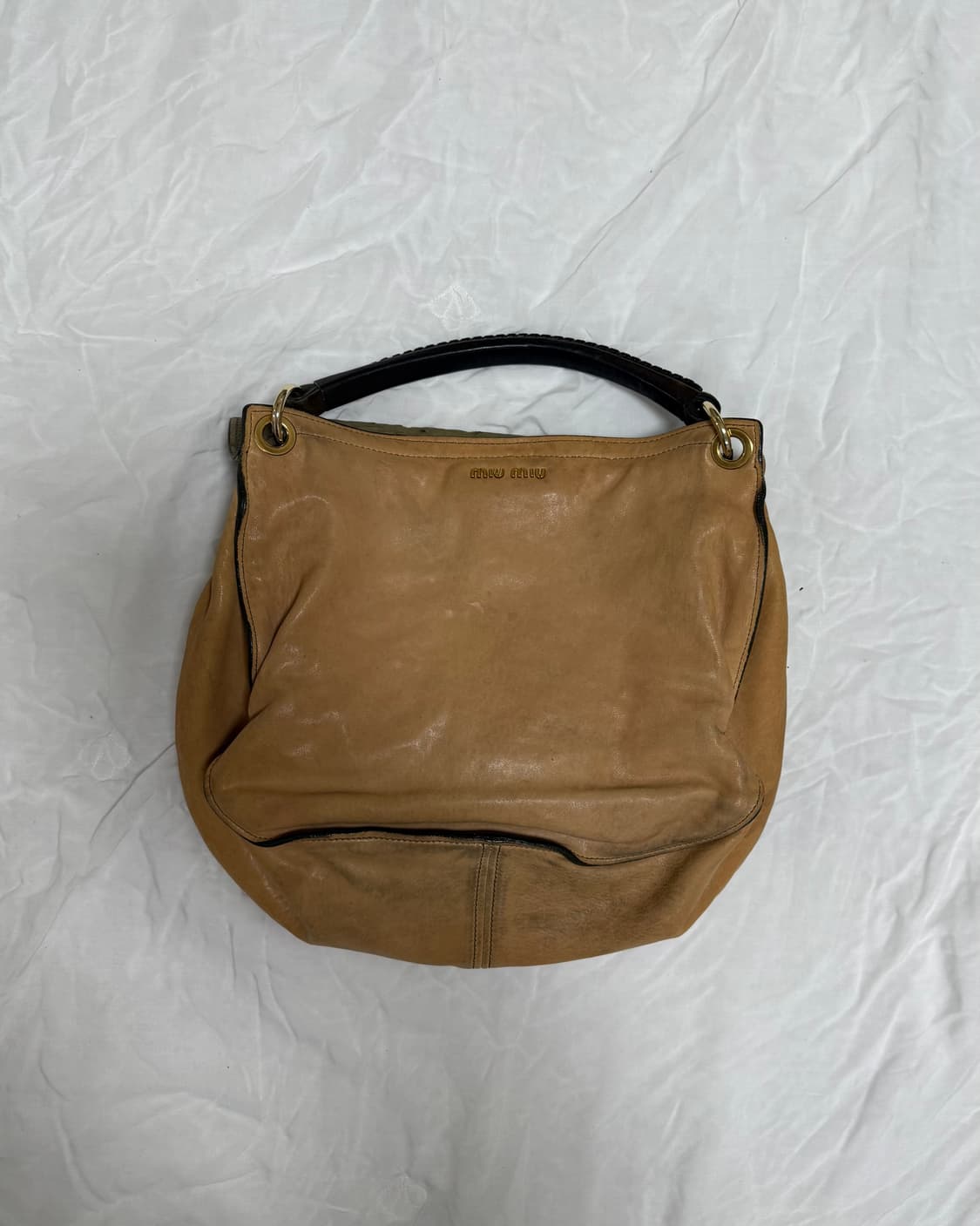 miu miu 미우미우 오스트리치 레더백 상품이미지6