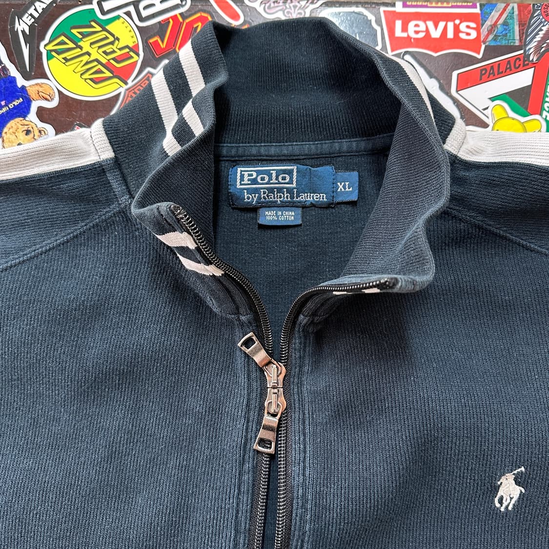 폴로 랄프로렌 페이디드 코튼 트랙 자켓 XL 상품이미지7