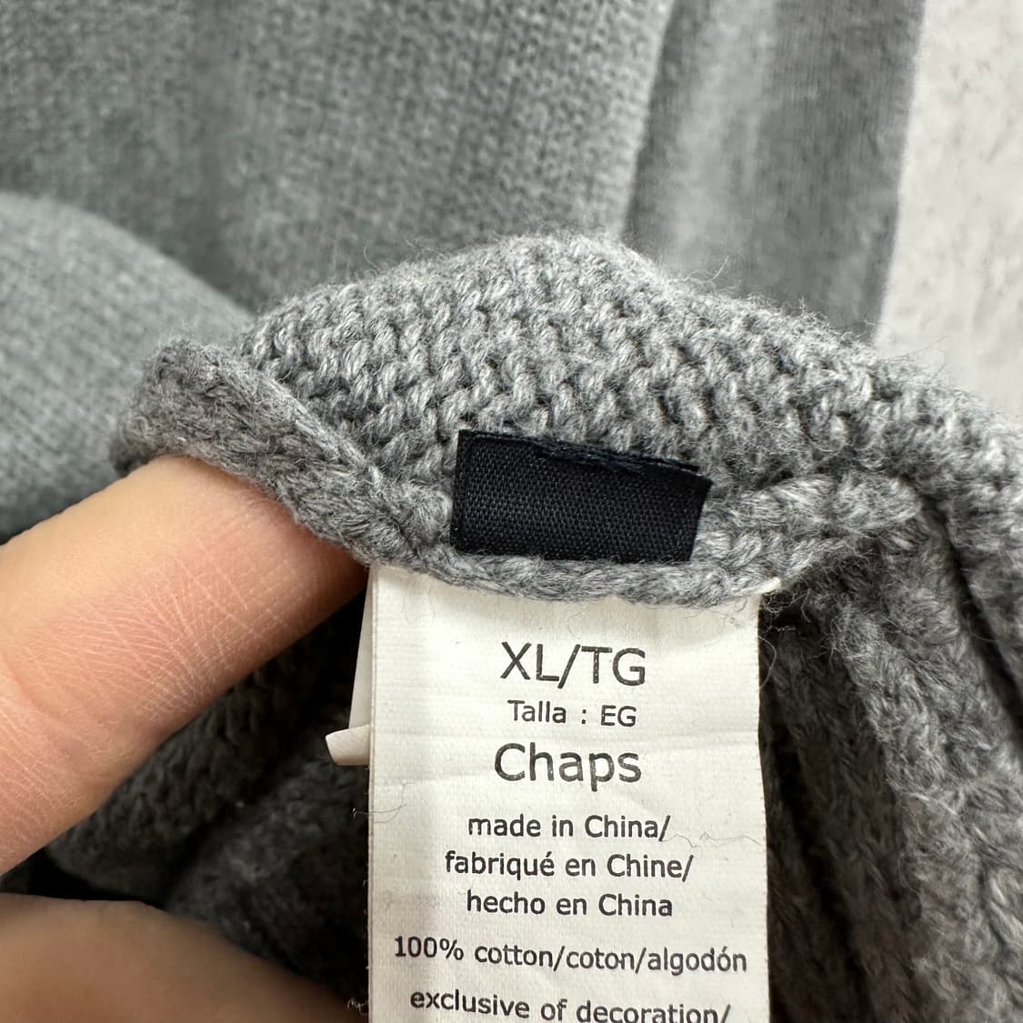 105 챕스 랄프로렌 남자 풀오버 니트 상품이미지4