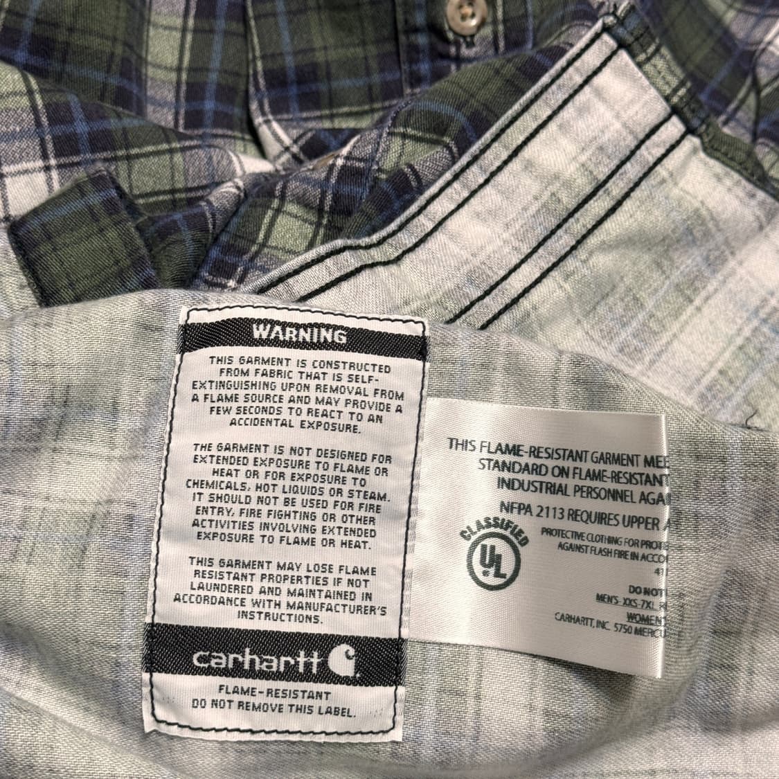 칼하트 빈티지 FR 체크남방 Y2K 체크셔츠 상품이미지6