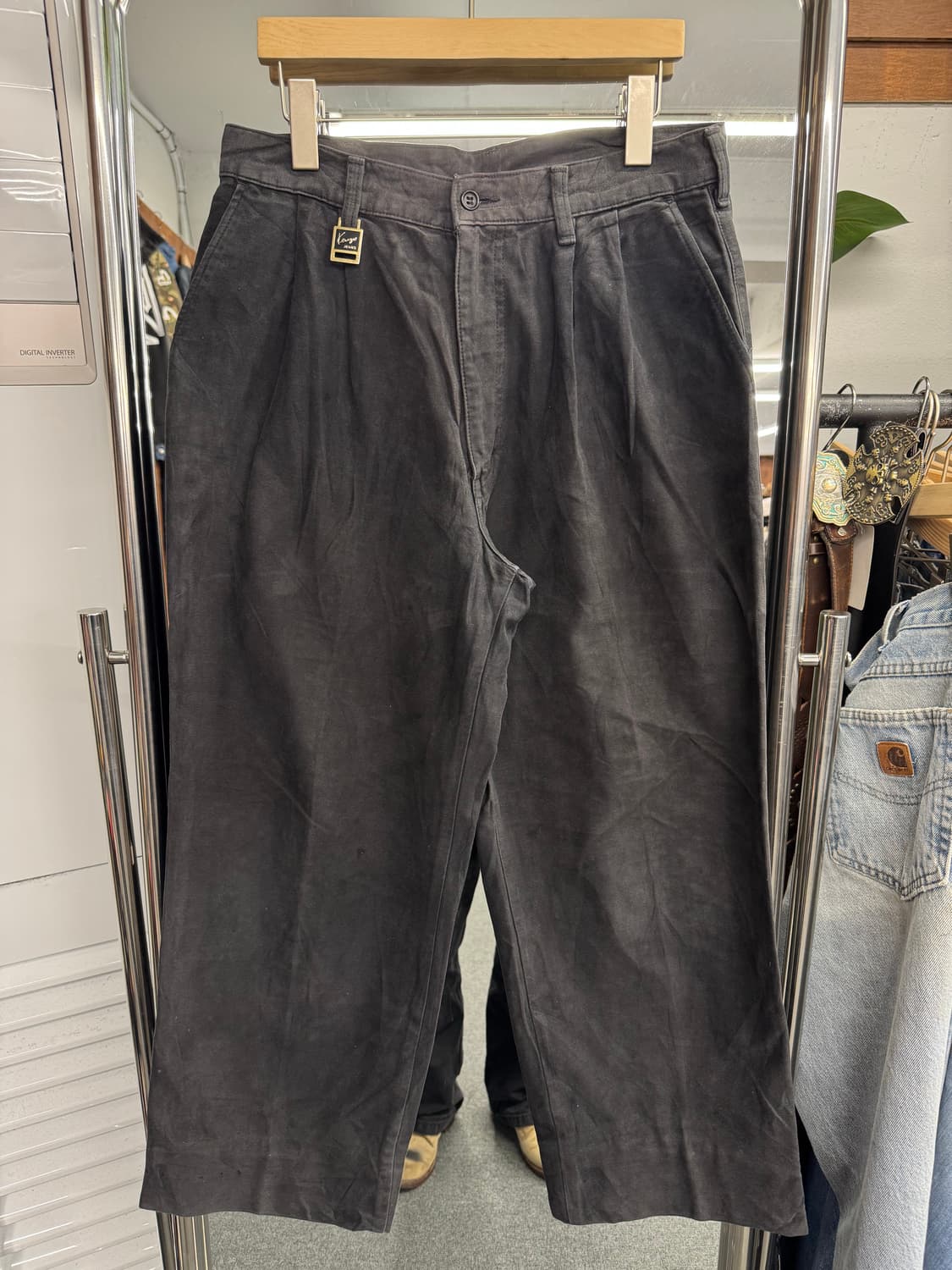 겐조 진 빈티지 핀턱 코튼 팬츠 상품이미지1