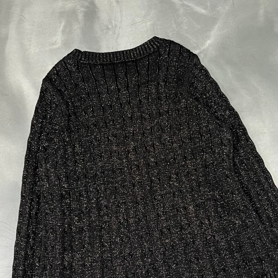  타미힐피거 글리터 꽈배기 니트 y15918 상품이미지5