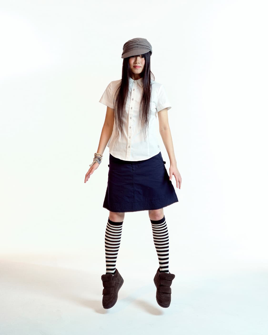 COYSEIO NANA HALF SHIRT WHITE 상품이미지2