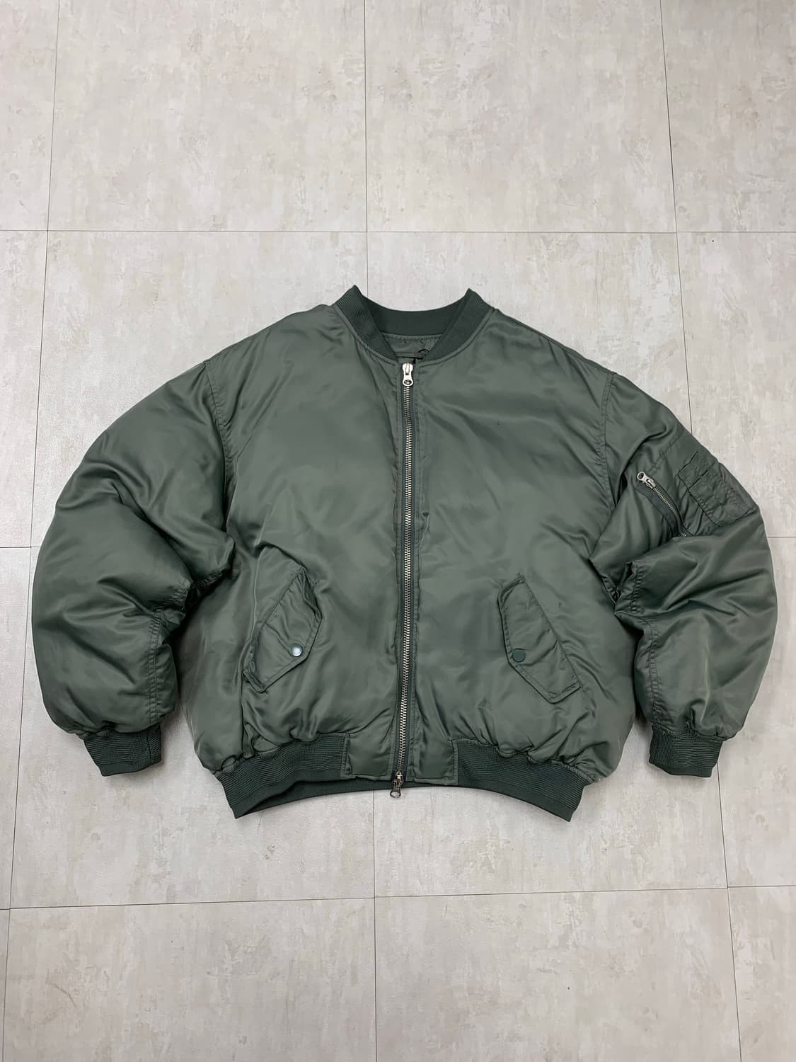 카키 항공 점퍼#18 상품이미지1