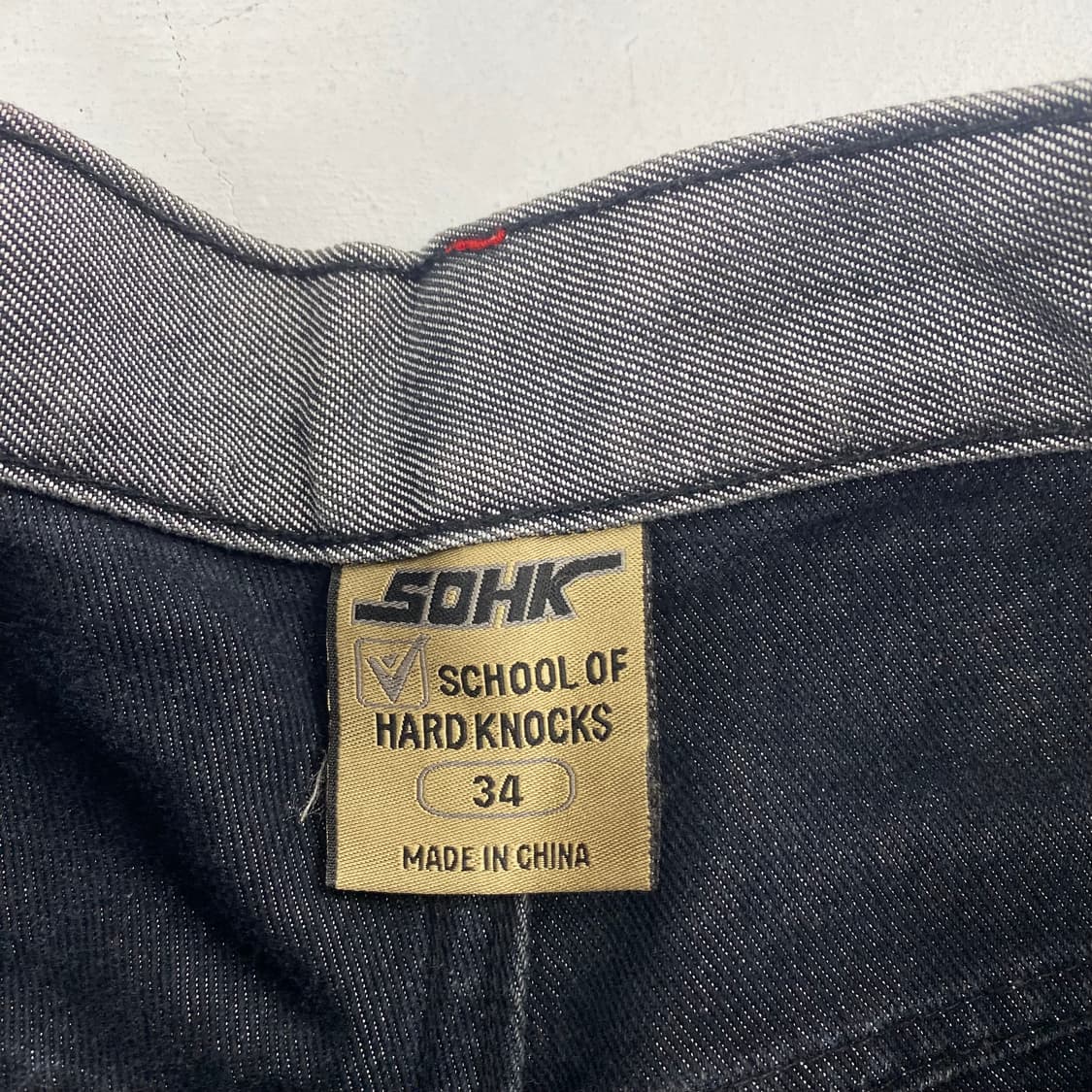 SOHK 올드스쿨 빈티지 자수 카펜터 실버 데님 진 (32) 상품이미지9