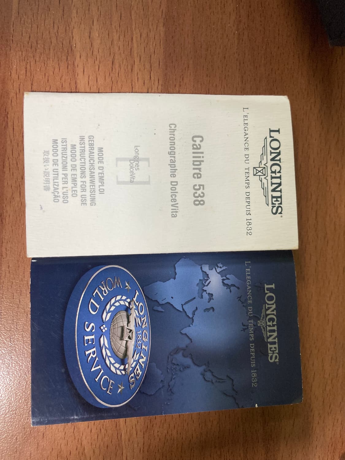 론진 돌체비타 크로노그래프 Cal.538 (일본 유통 / 풀셋) 상품이미지3