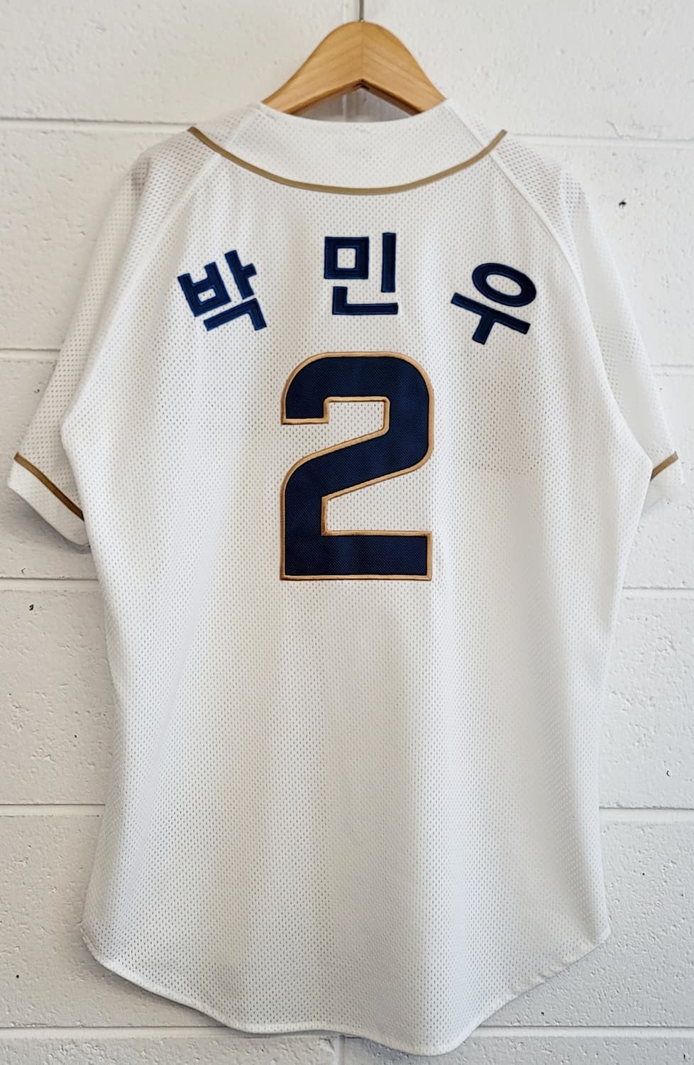 NC다이노스 홈 유니폼(No.2 박민우 마킹) 판매 상품이미지1