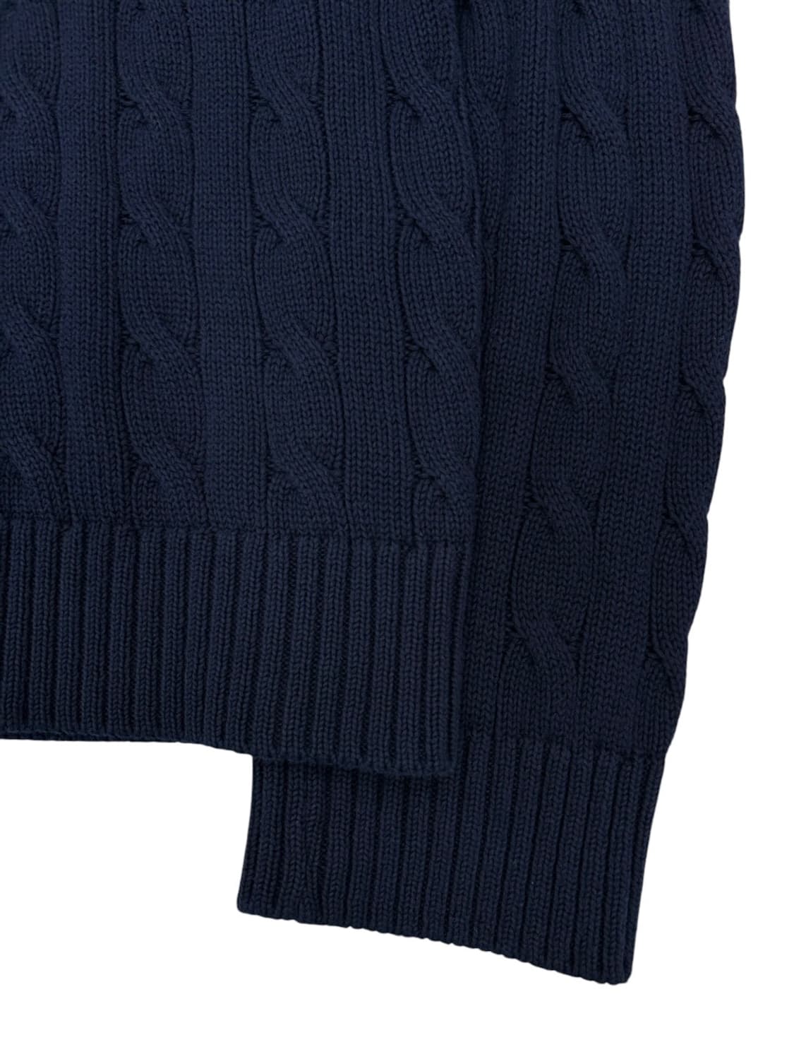 폴로 케이블니트 네이비 (XL) 상품이미지6