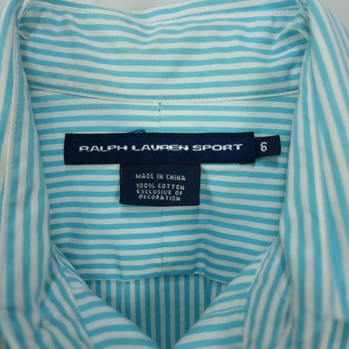 [폴로 랄프로렌] 그래픽 자수 스트라이프 셔츠 M19047 상품이미지7