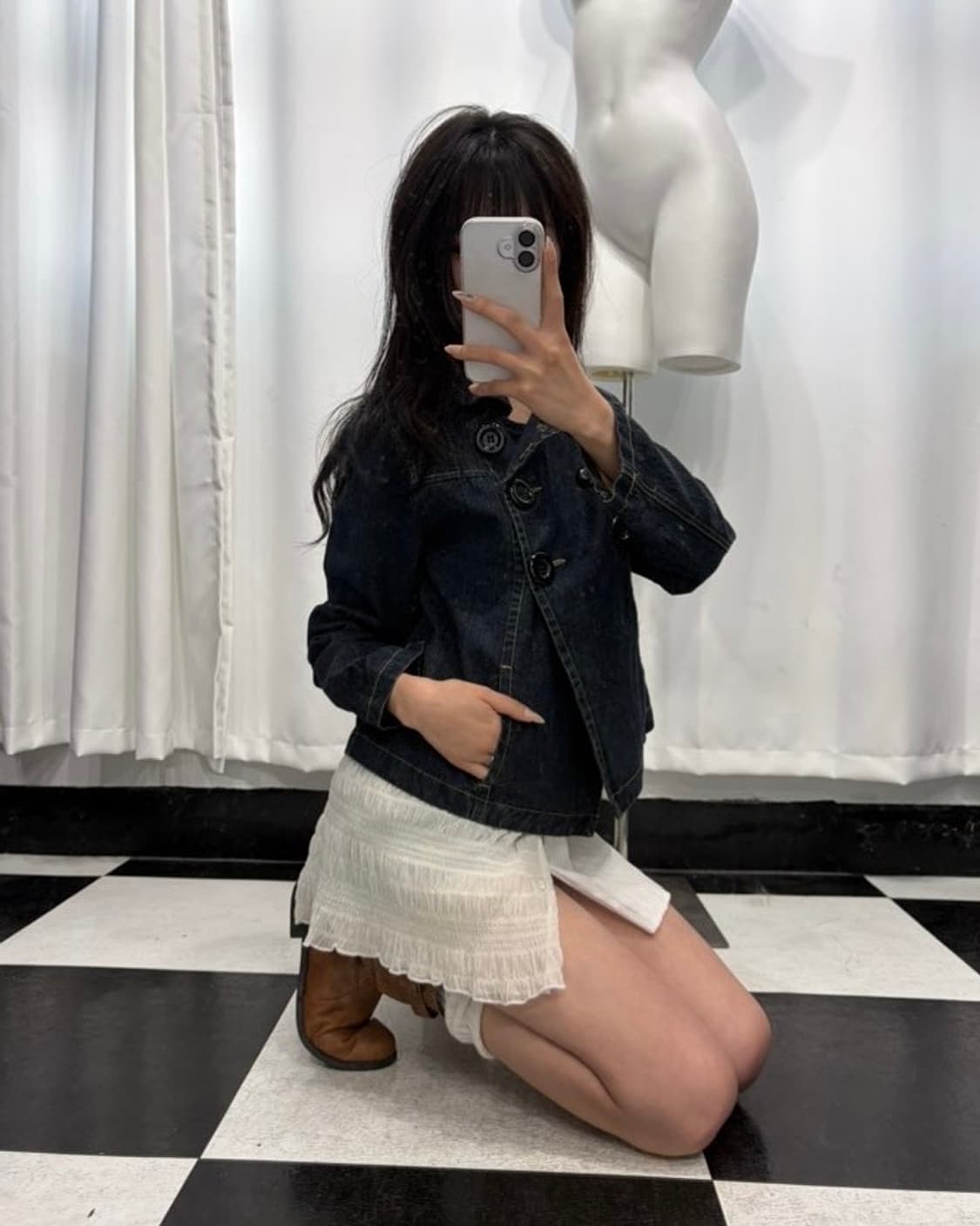 🎸진청 데님 버튼 자켓🎸 상품이미지3