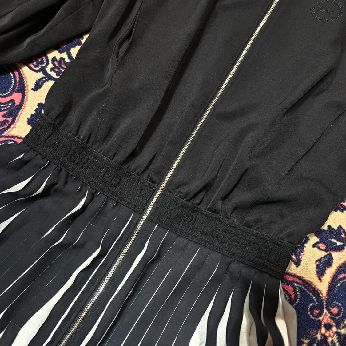 칼라커펠트 투웨이 집업 블루종 원피스 55 상품이미지7