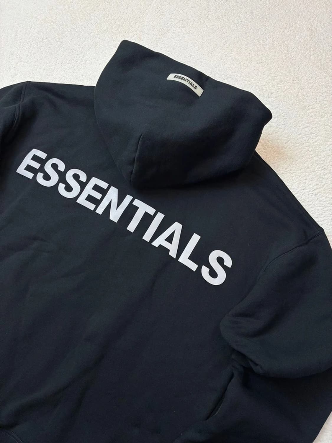 피어오브갓 에센셜 19FW 리플렉티브 백로고 후드티 PN5859 상품이미지2