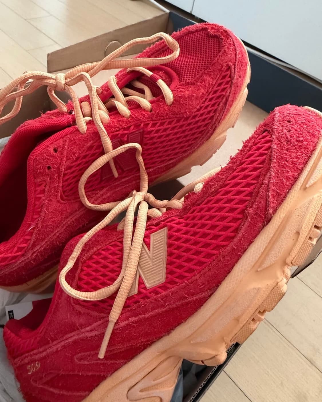 엑슬림 뉴발란스 509 딥레드 상품이미지3