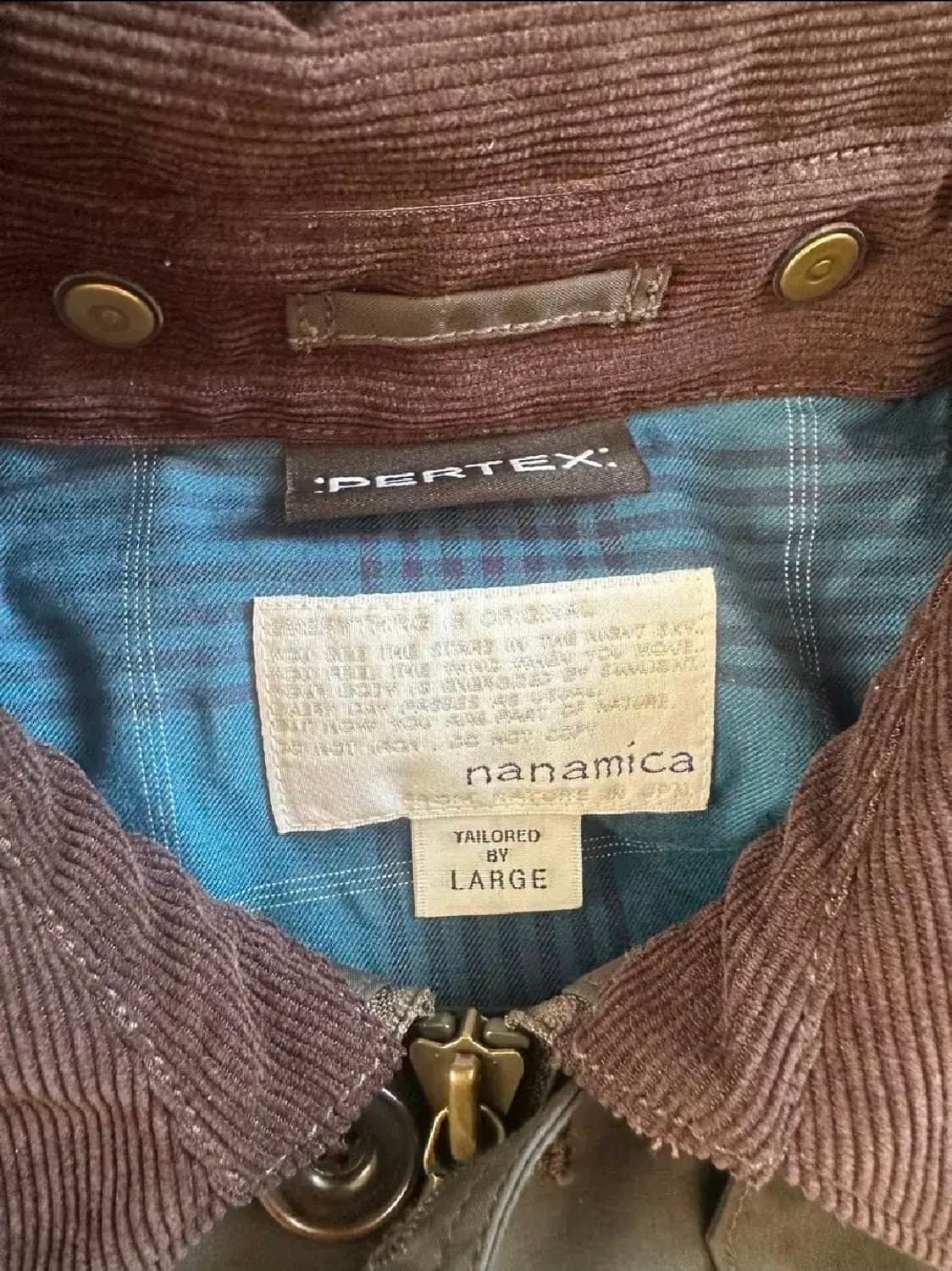 나나미카 2L 퍼텍스 필드자켓 올리브 L사이즈 상품이미지3