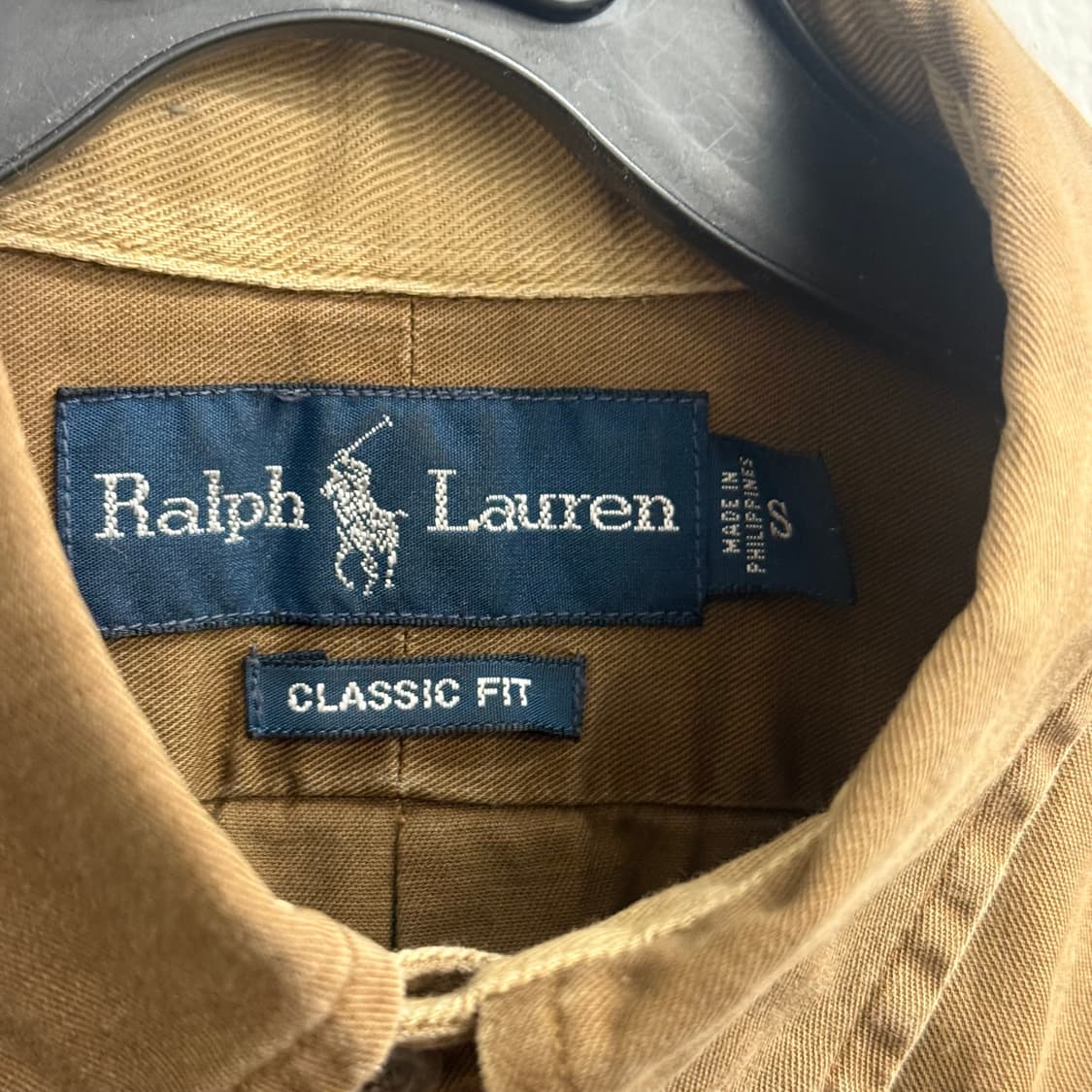 폴로 랄프로렌 브라운 클래식핏 셔츠 S 상품이미지2