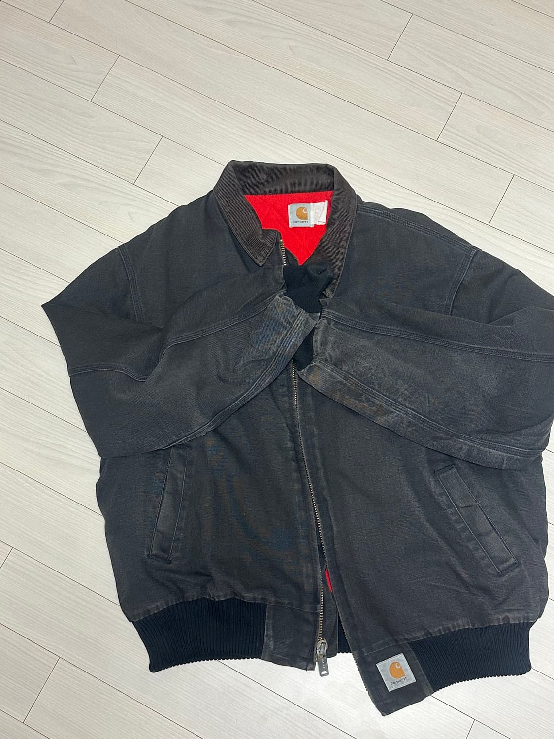 90‘s 칼하트 산타페 OG j14 black L  상품이미지2