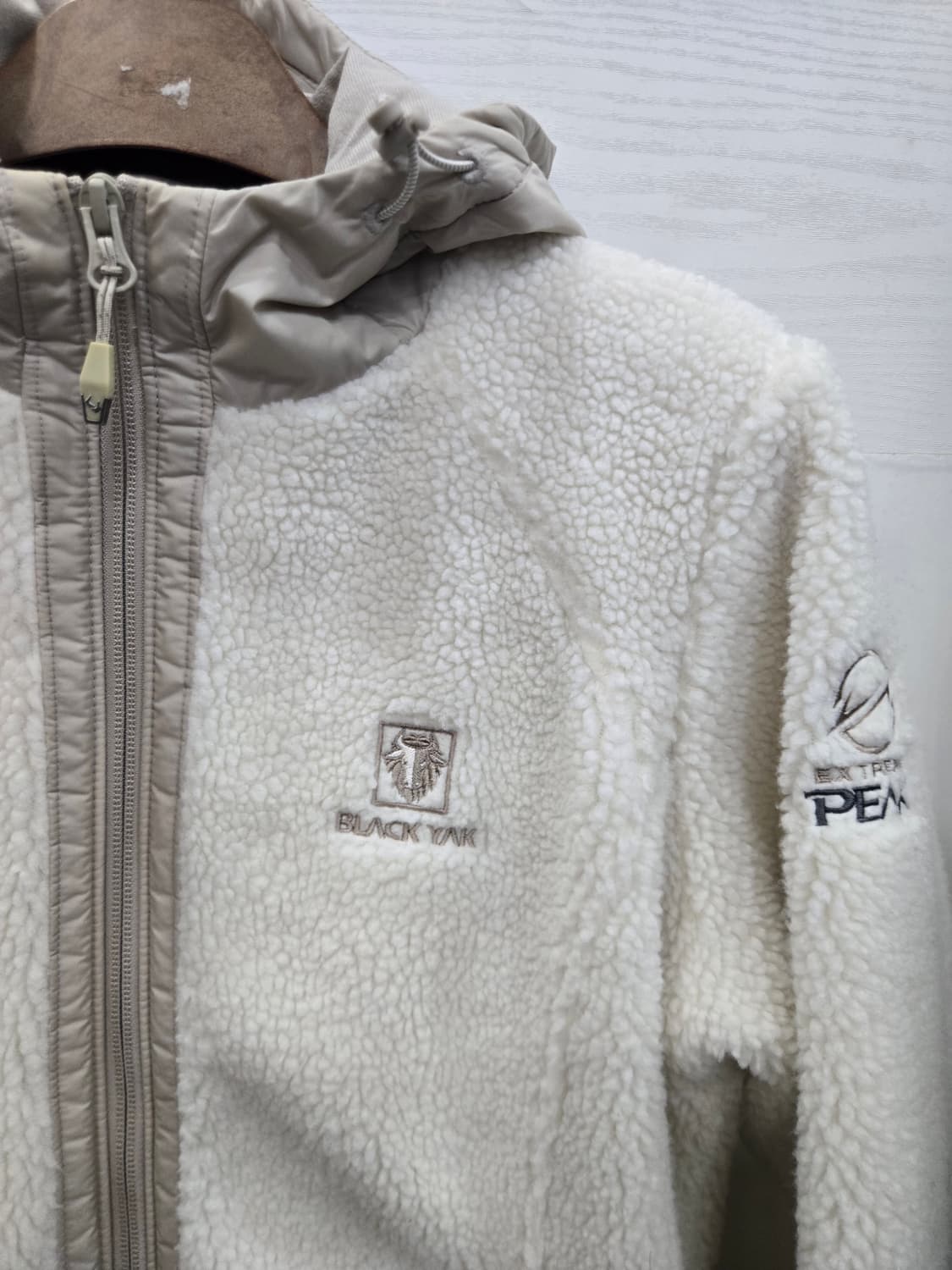 ((100,L)) BLACK YAK 블랙야크 양털 후드집업! 상품이미지2