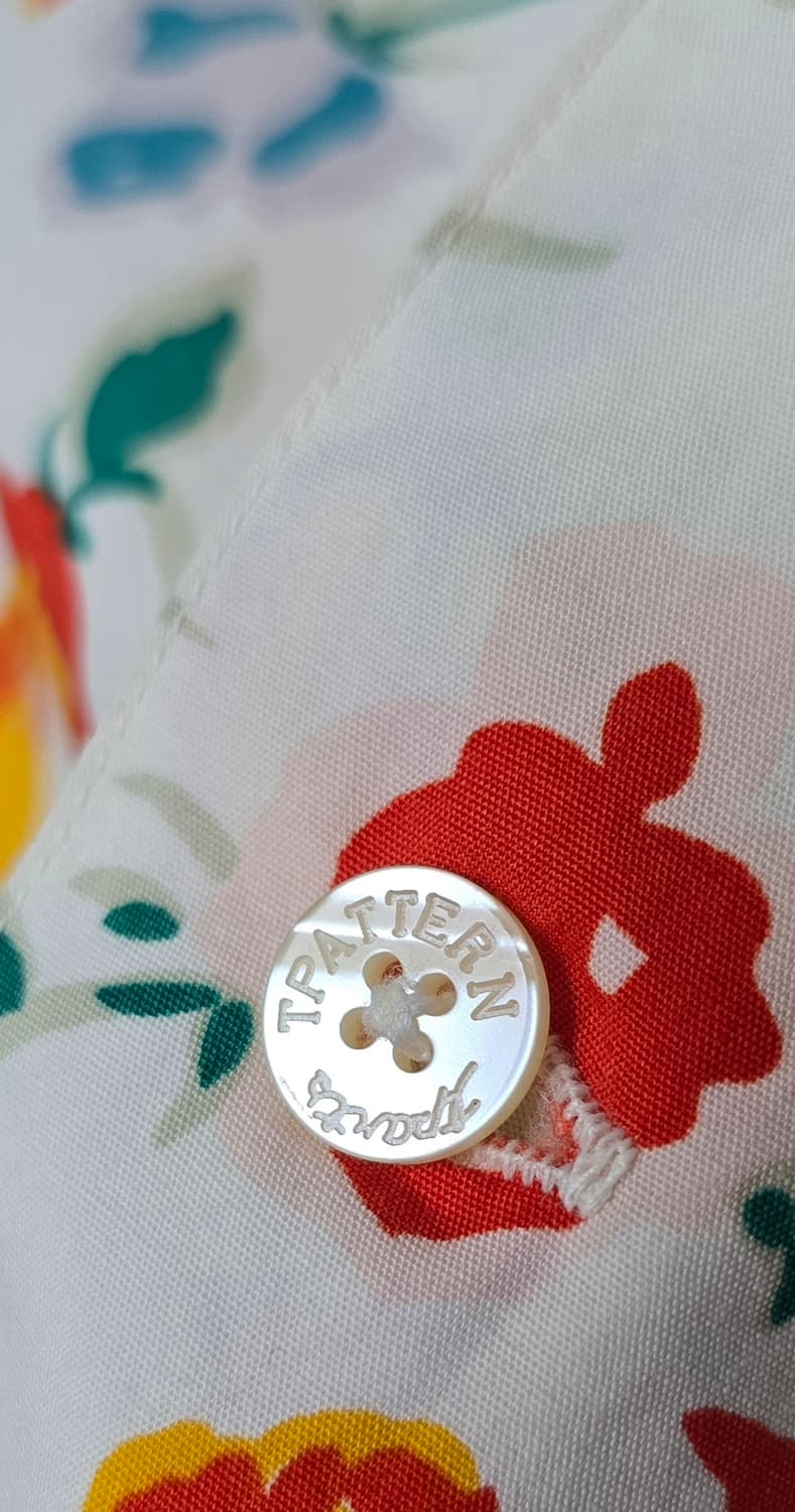 Tparts 일본 빈티지 플라워 셔츠  상품이미지5