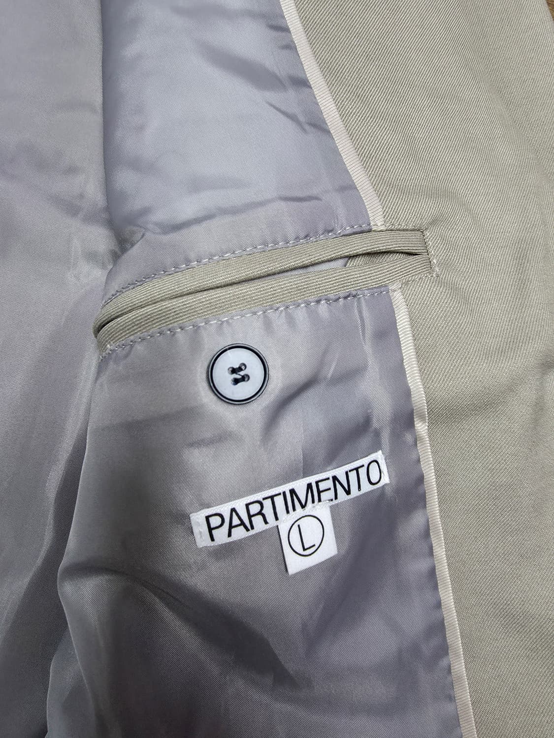 파르티멘토 피크드 싱글 자켓 미사용품  상품이미지7