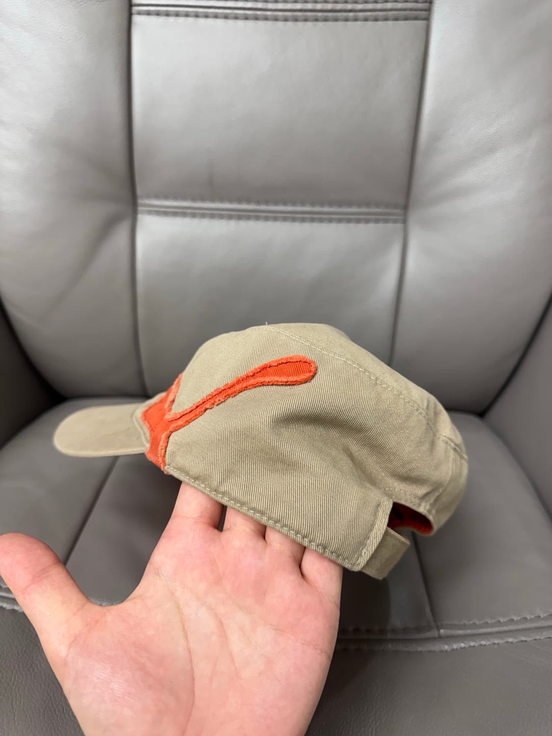 푸마 y2k 빈티지 헌팅캡 베이지 상품이미지7