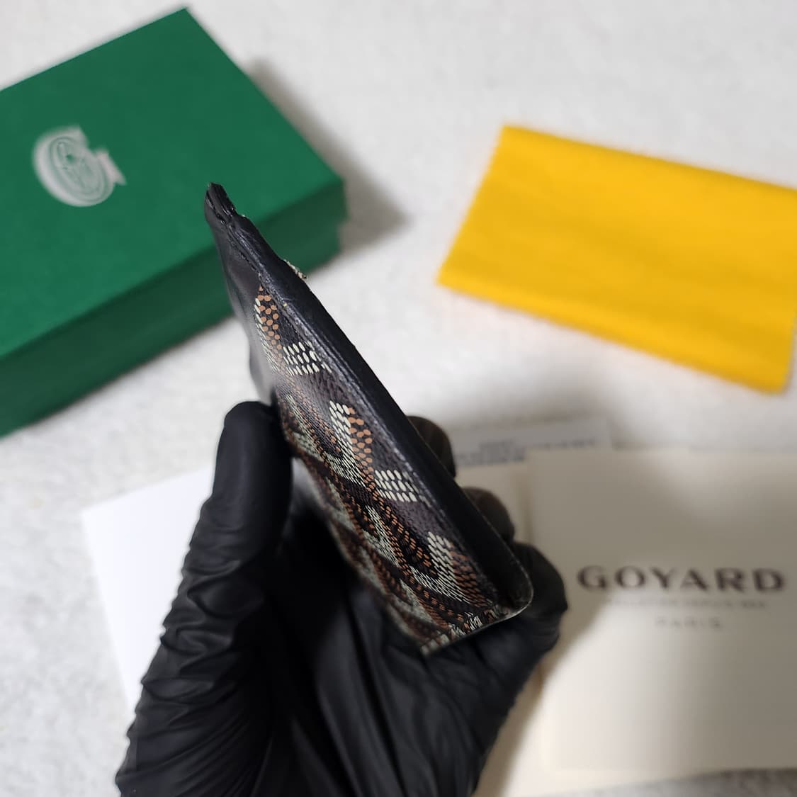 [풀구성]고야드 생쉴피스 카드홀더 카드지갑 블랙 상품이미지4