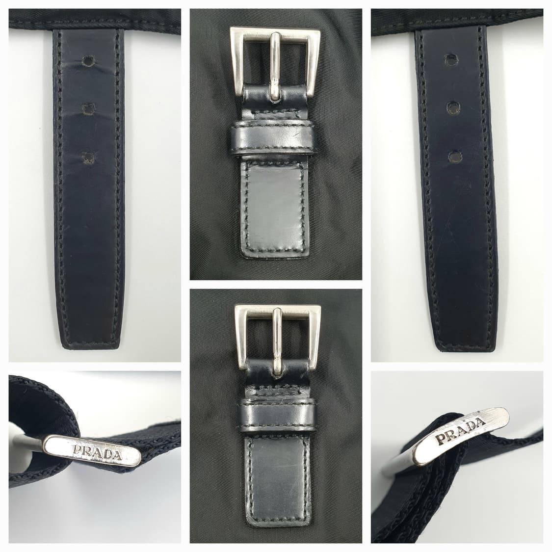 프라다 투포켓 블랙 메신저백 크로스백 숄더백 상품이미지6