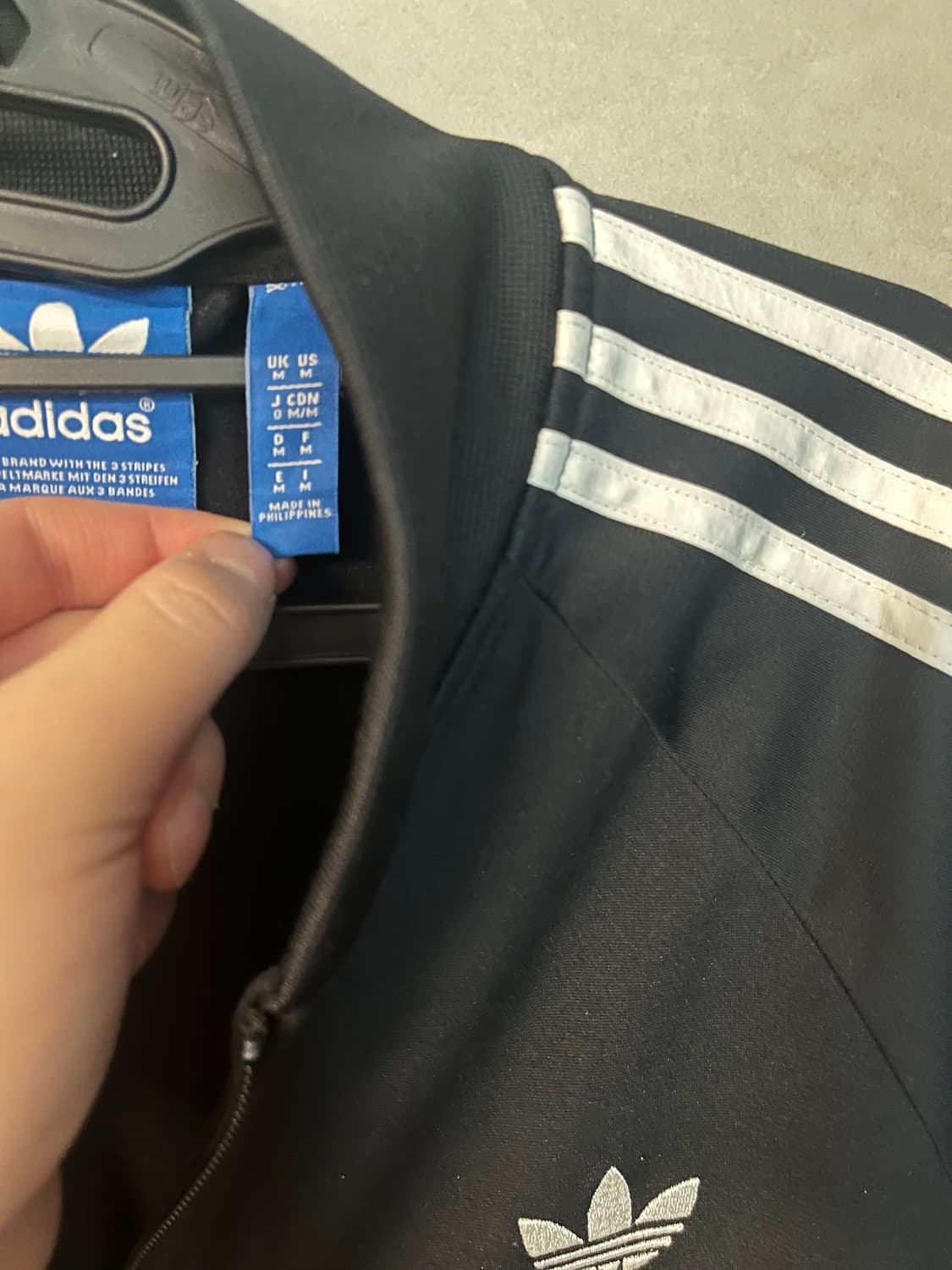 아디다스 해외판 파이어버드 져지 블랙 (M) 상품이미지4