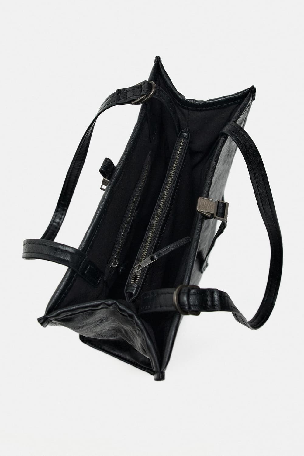 자라 링클 이펙트 락 쇼퍼백 상품이미지6