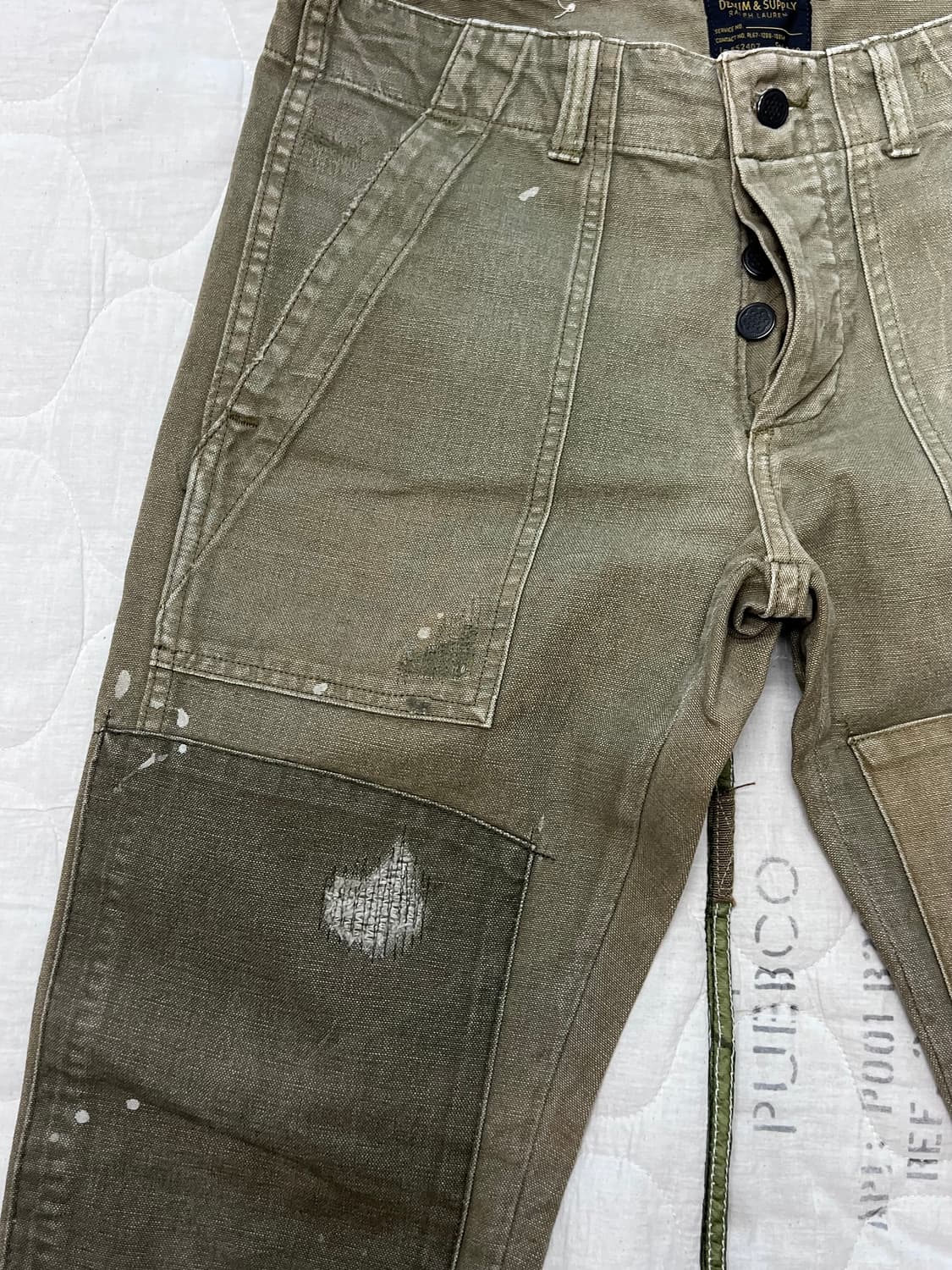 RRL 데님앤서플라이 퍼티그팬츠 30/32 상품이미지2