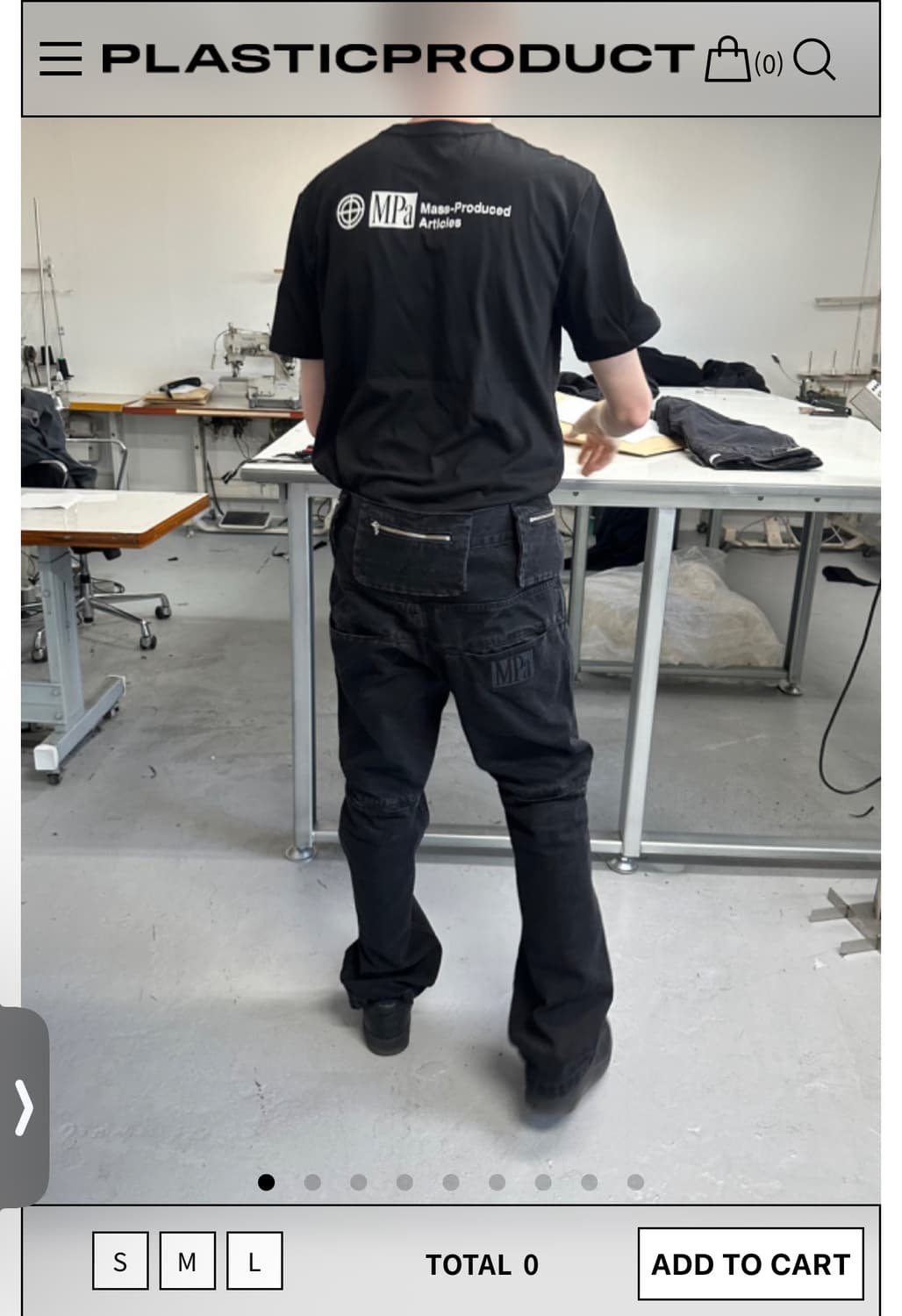 플라스틱 프로덕트 bag pants S size 상품이미지1